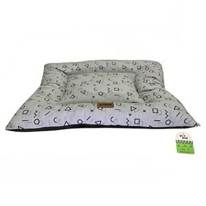 Colchonete Convencional PrintPuf Preto com Cinza