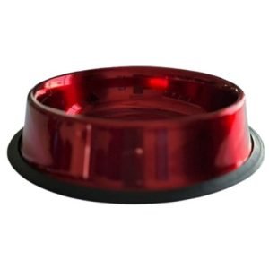 Comedouro Inox Metálico Colors Gatos 240ml