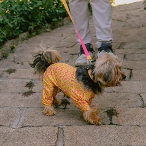 Macacão PrintPuf Pink com Amarelo