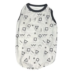 Regata PrintPuf Preto c/ Cinza